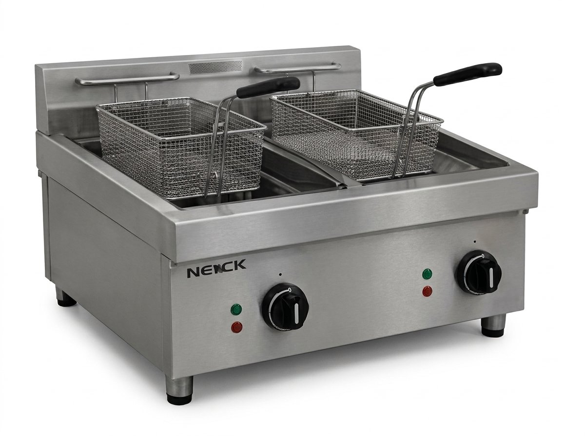 FREIDORA DOBLE MESA NIKINOX