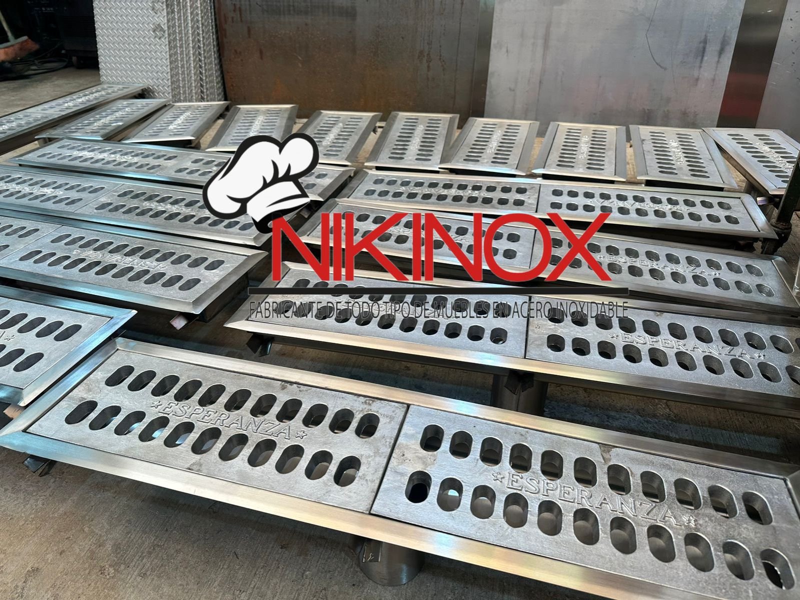 Rejillas perforadas de acero inoxidable NIKINOX